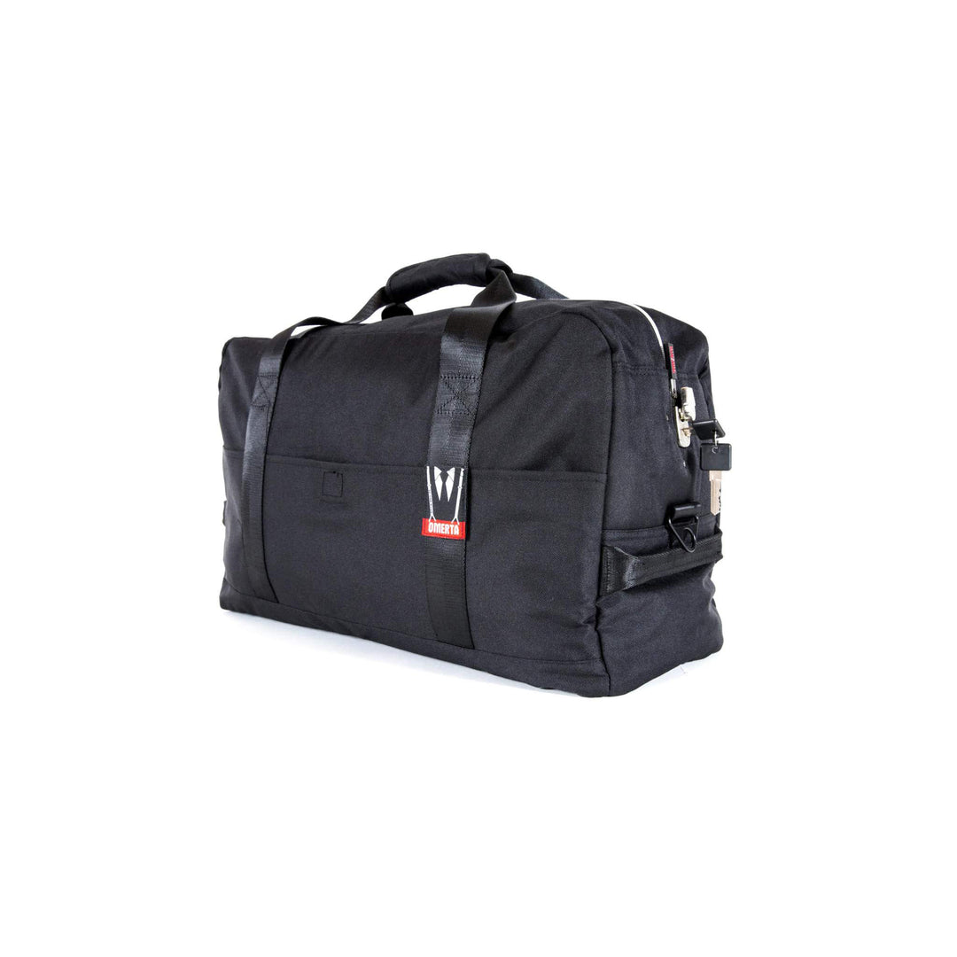 Dime Bags Omerta Associate discreet travel duffle bag, black odor control design
