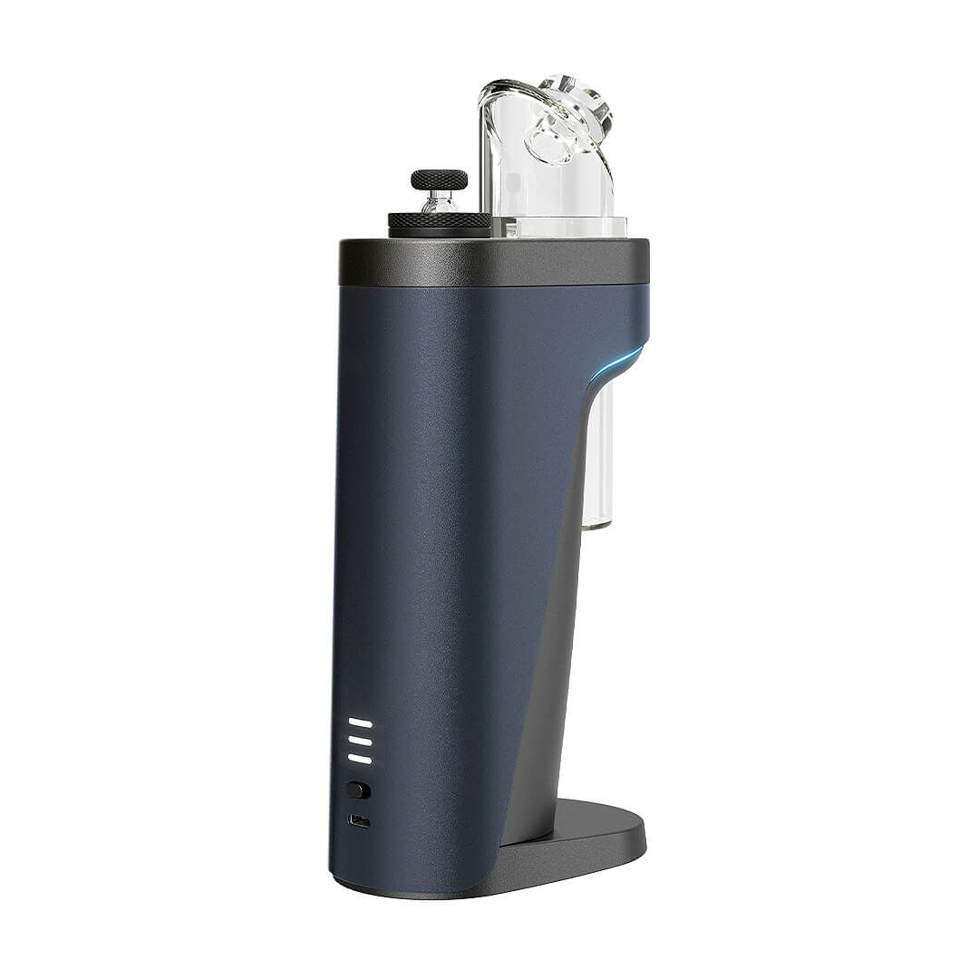 Dr. Dabber Switch² – side profile highlighting induction heating column, airflow intake, and sleek matte finish.