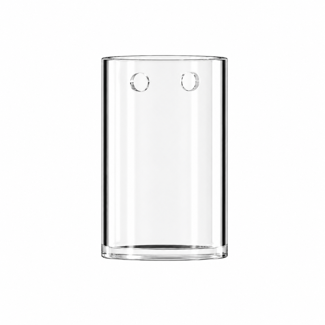 Dr. Dabber Switch Go — quartz heating chamber detail with titanium housing