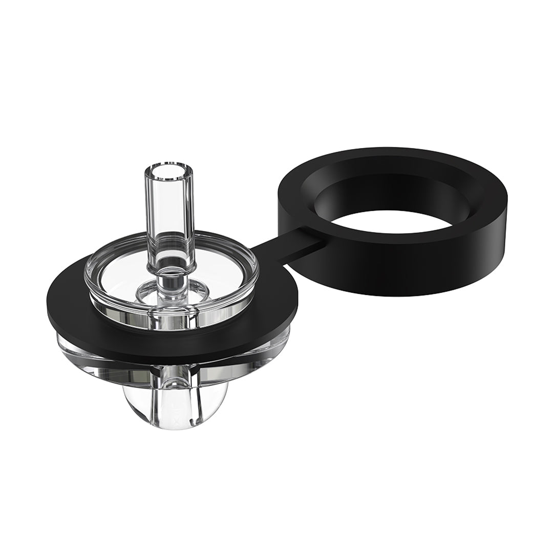 Dr. Dabber XS Replacement Carb Cap — glass carb cap for the XS e-rig, alternate angle