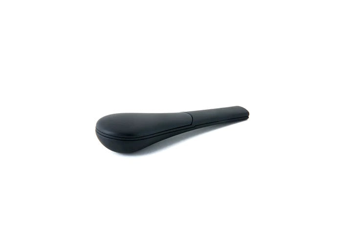 Matte black J3 Journey Pipe, a cool-touch, clog-free smoking pipe featuring a larger bowl and modern, portable design.