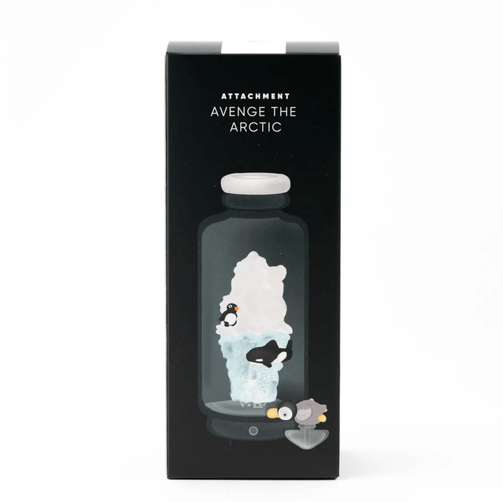 Empire Glassworks Avenge The Arctic Peak Attachment — arctic-themed glass top for Puffco Peak, percolator detail