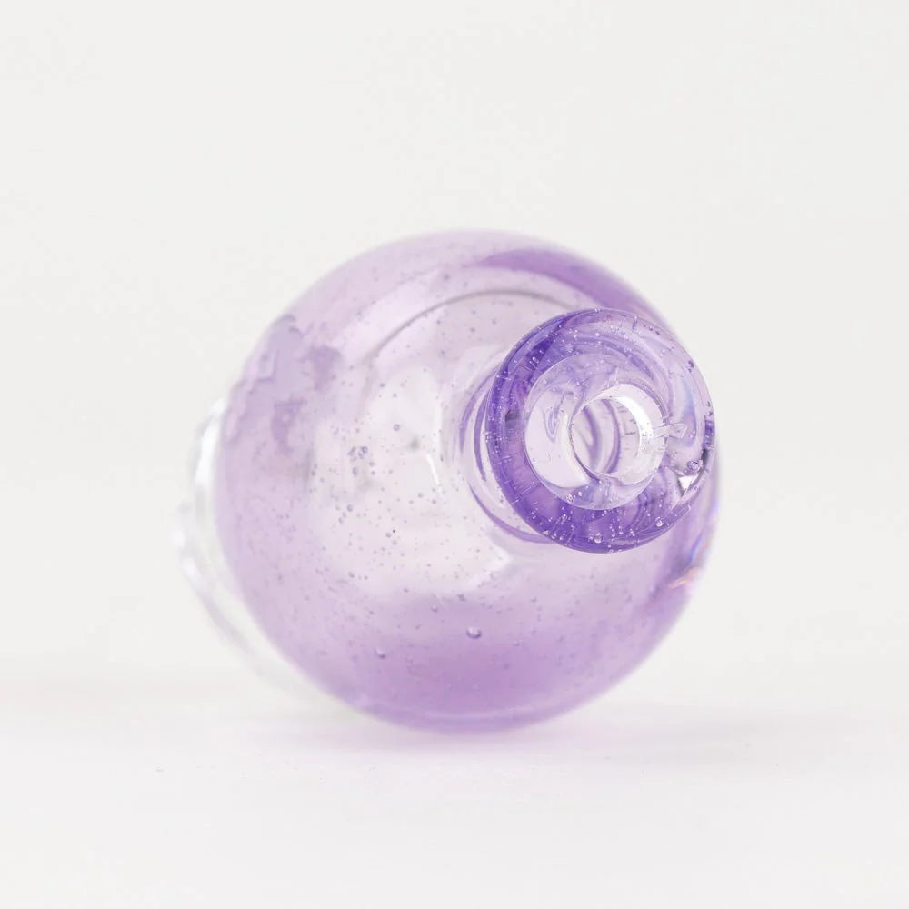 Empire Glassworks pivot top pink slyme top view showing airflow opening