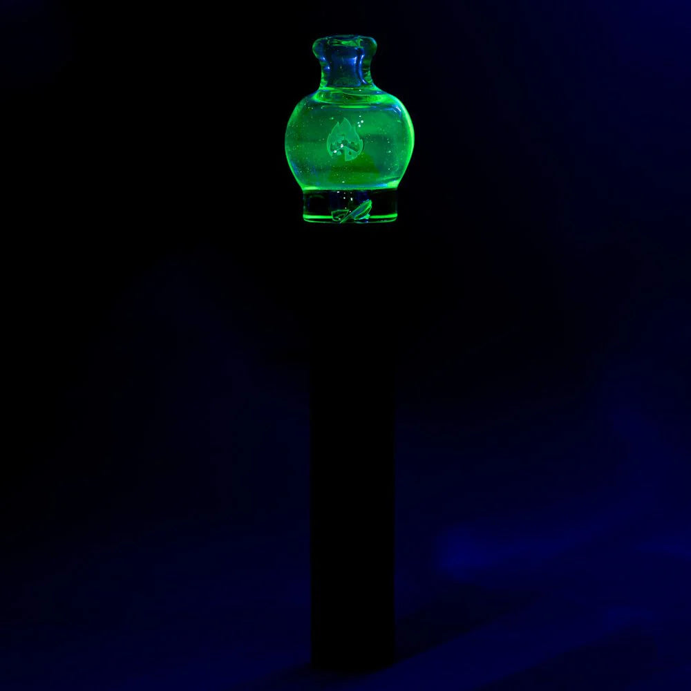 Empire Glassworks bulb pivot top UV illuminati glowing glass under UV light