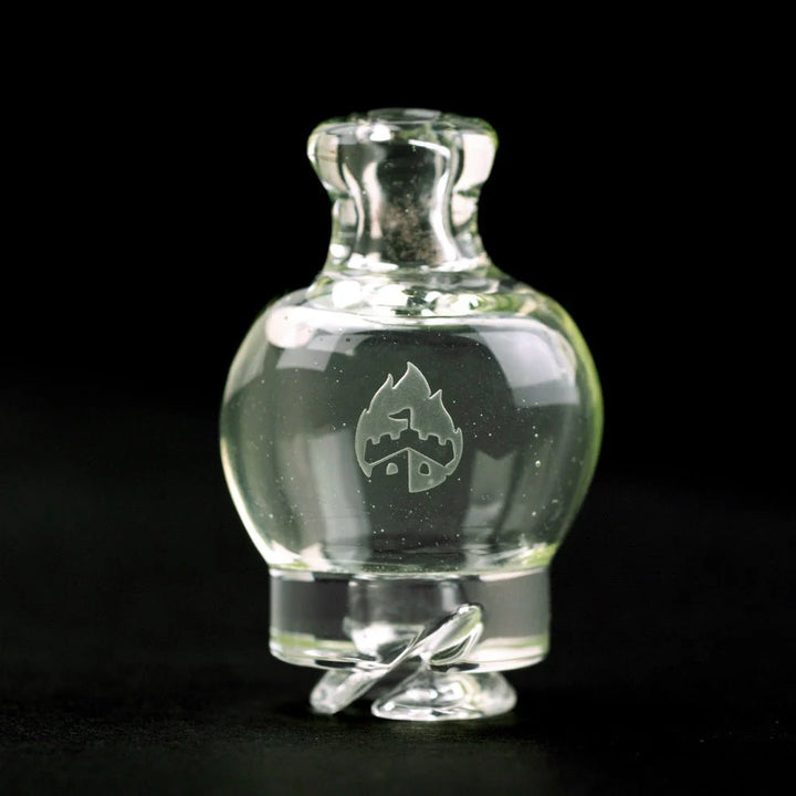 Empire Glassworks bulb pivot top UV illuminati glass variant showing bulb chamber design