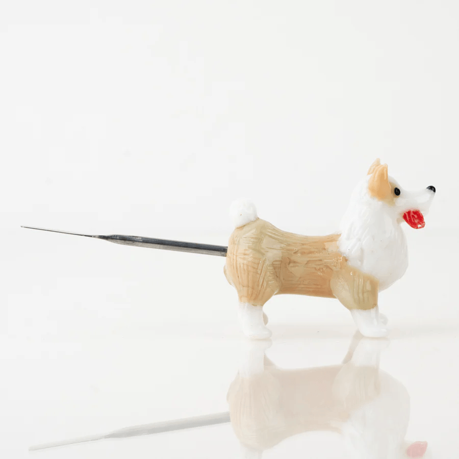 Empire Glassworks Corgi Dabber — corgi glass dabber tool, alternate angle