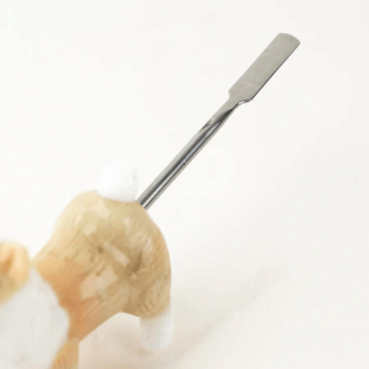 Empire Glassworks Corgi Dabber — corgi glass dabber tool, detail view