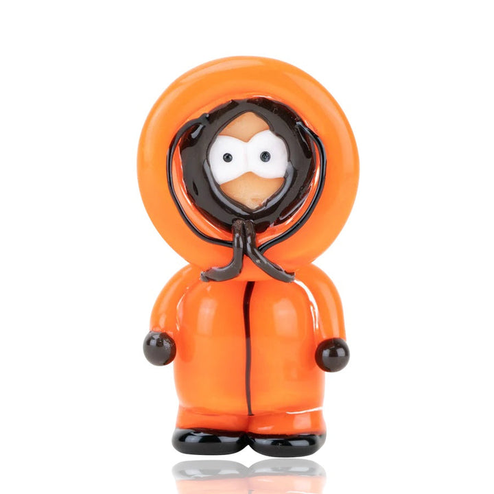 Empire Glassworks Dead Boy Pipe — Kenny-inspired South Park glass hand pipe, front view