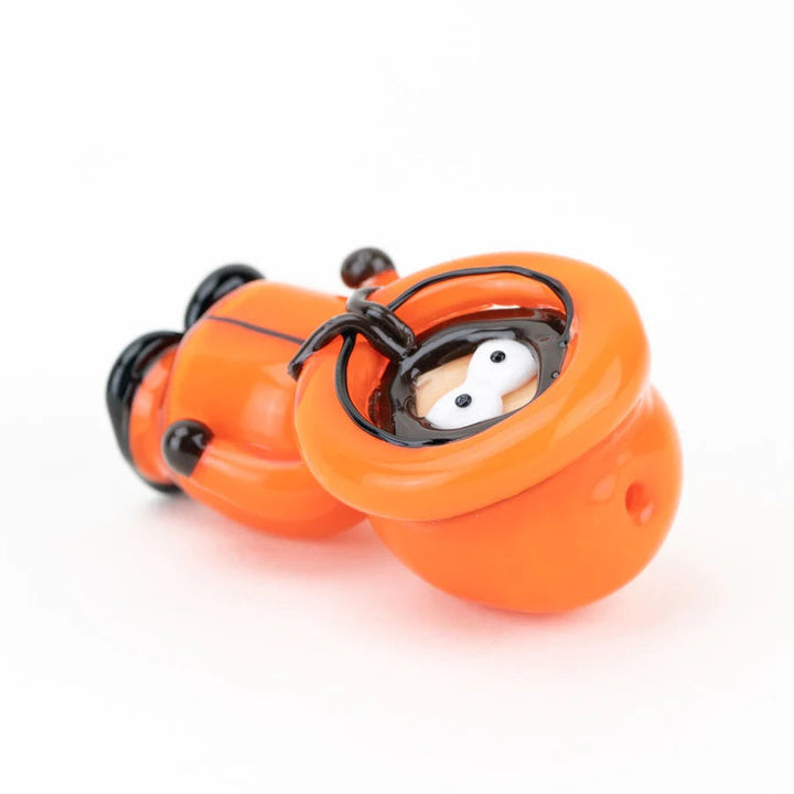 Empire Glassworks Dead Boy Pipe — Kenny-inspired South Park glass hand pipe, glasswork close-up