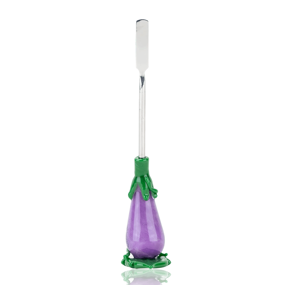 Empire Glassworks Eggplant Dabber — eggplant glass dabber tool