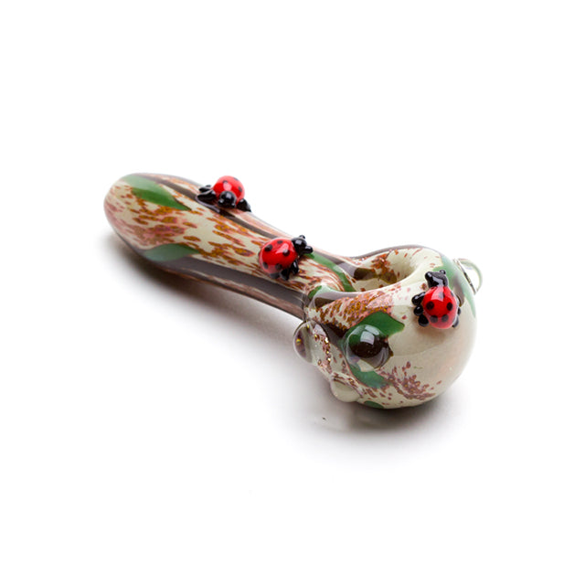 Empire Glassworks Ladybug Pipe detail view