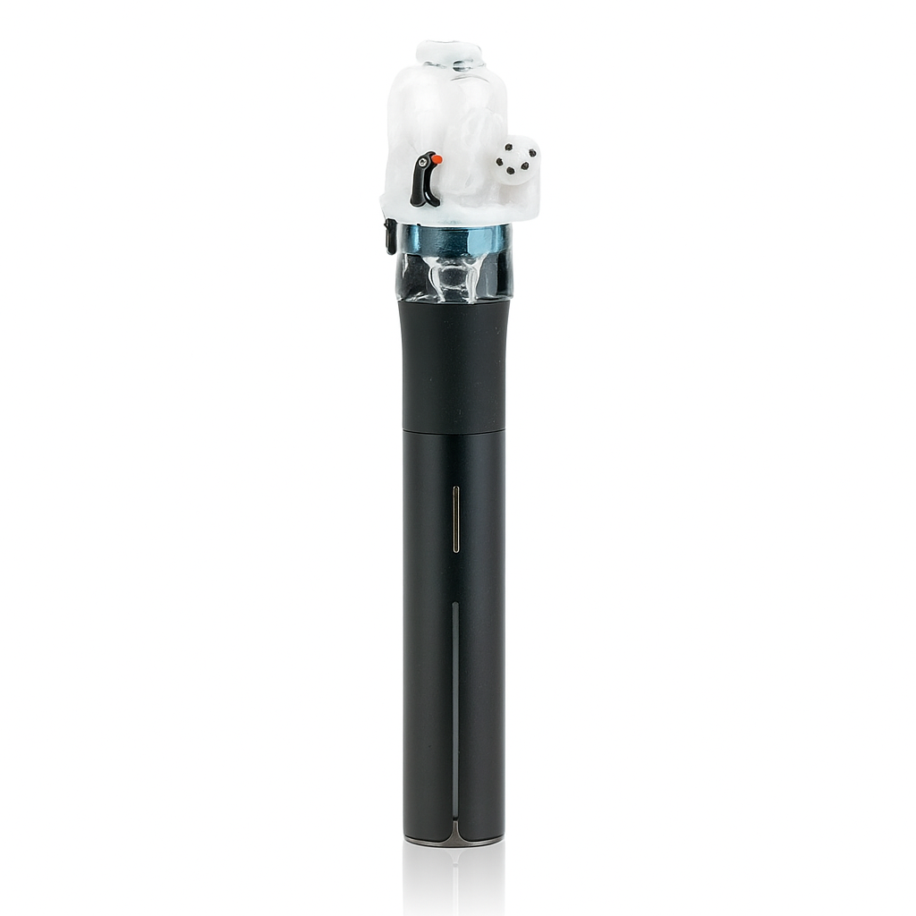 Empire Glassworks Puffco Pivot Top – Avenge the Arctic edition on Pivot, icy polar wildlife glass design.