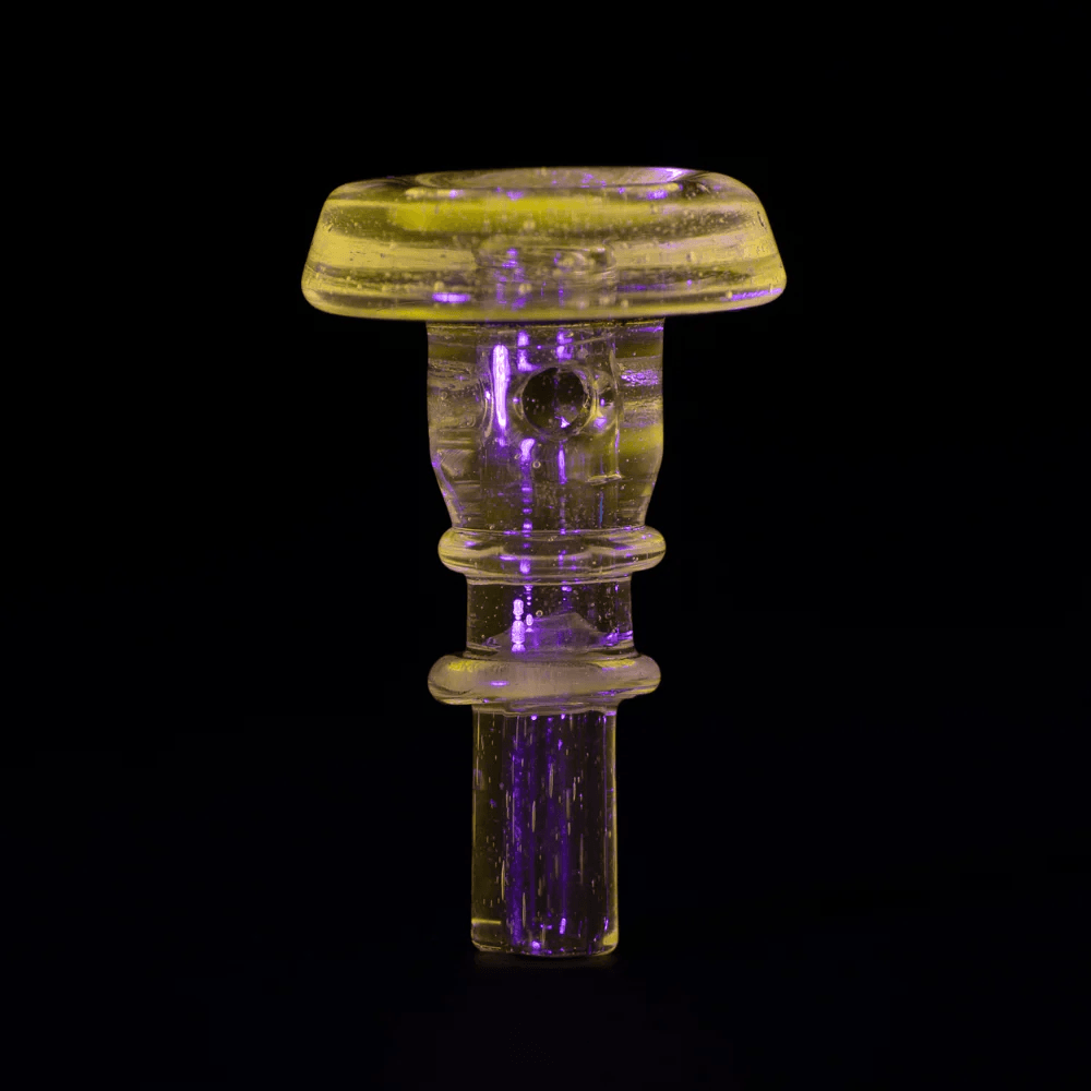 Empire Glassworks Puffco 3D Joystick Cap — Eclipse UV reactive colorway