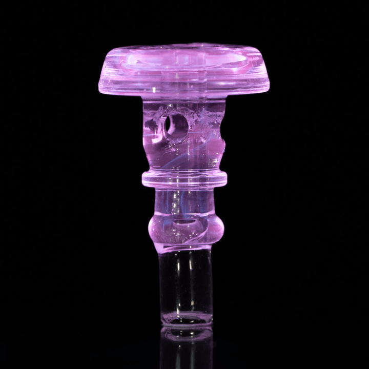 Empire Glassworks Puffco 3D Joystick Cap — Pink UV reactive colorway