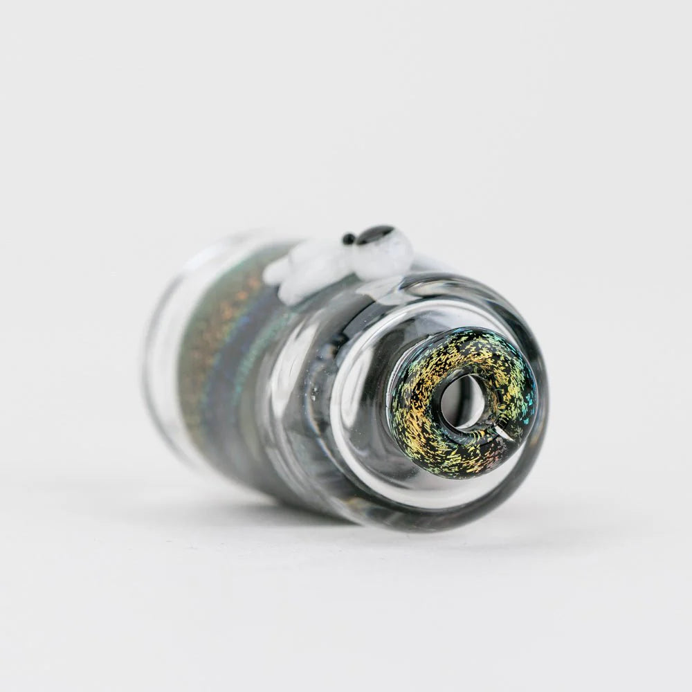 Empire Glassworks Puffco Pivot Top Across the Universe – retail box featuring interstellar artwork and logo.