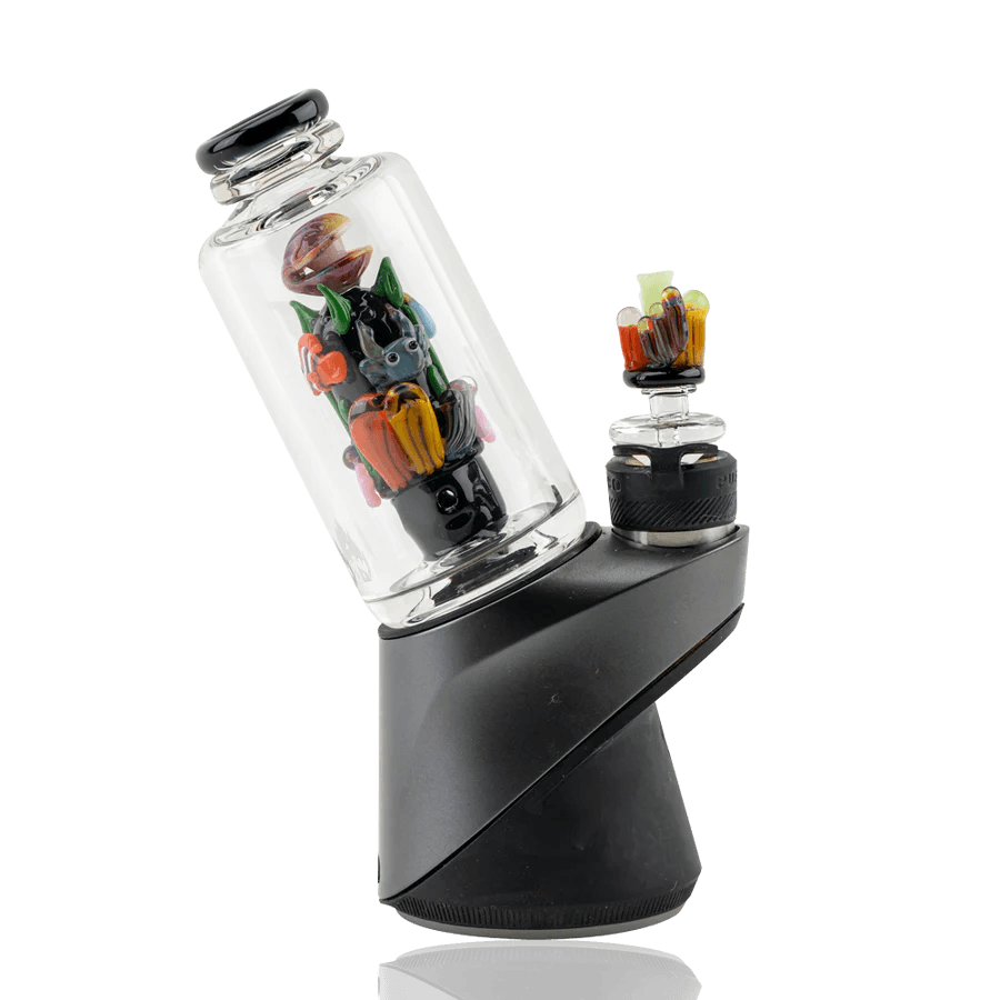 Empire Glassworks Save The Seas Peak Attachment — ocean-themed glass top for Puffco Peak, hero shot
