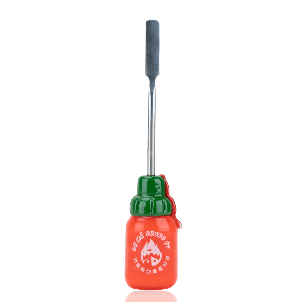Empire Glassworks Sriracha Dabber — sriracha bottle glass dabber tool