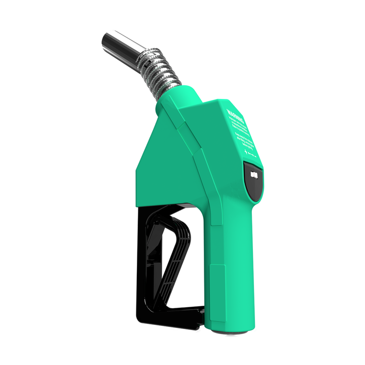 Smyle Labs Green Fyre Gas Pump Torch chrome nozzle and safety lock detail