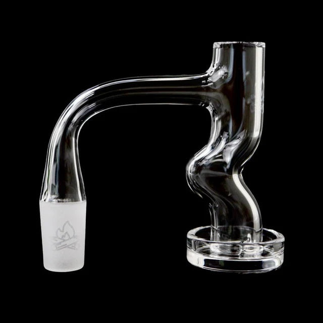 Campfire Quartz Zanger Banger - Z-Shaped Quartz Nail