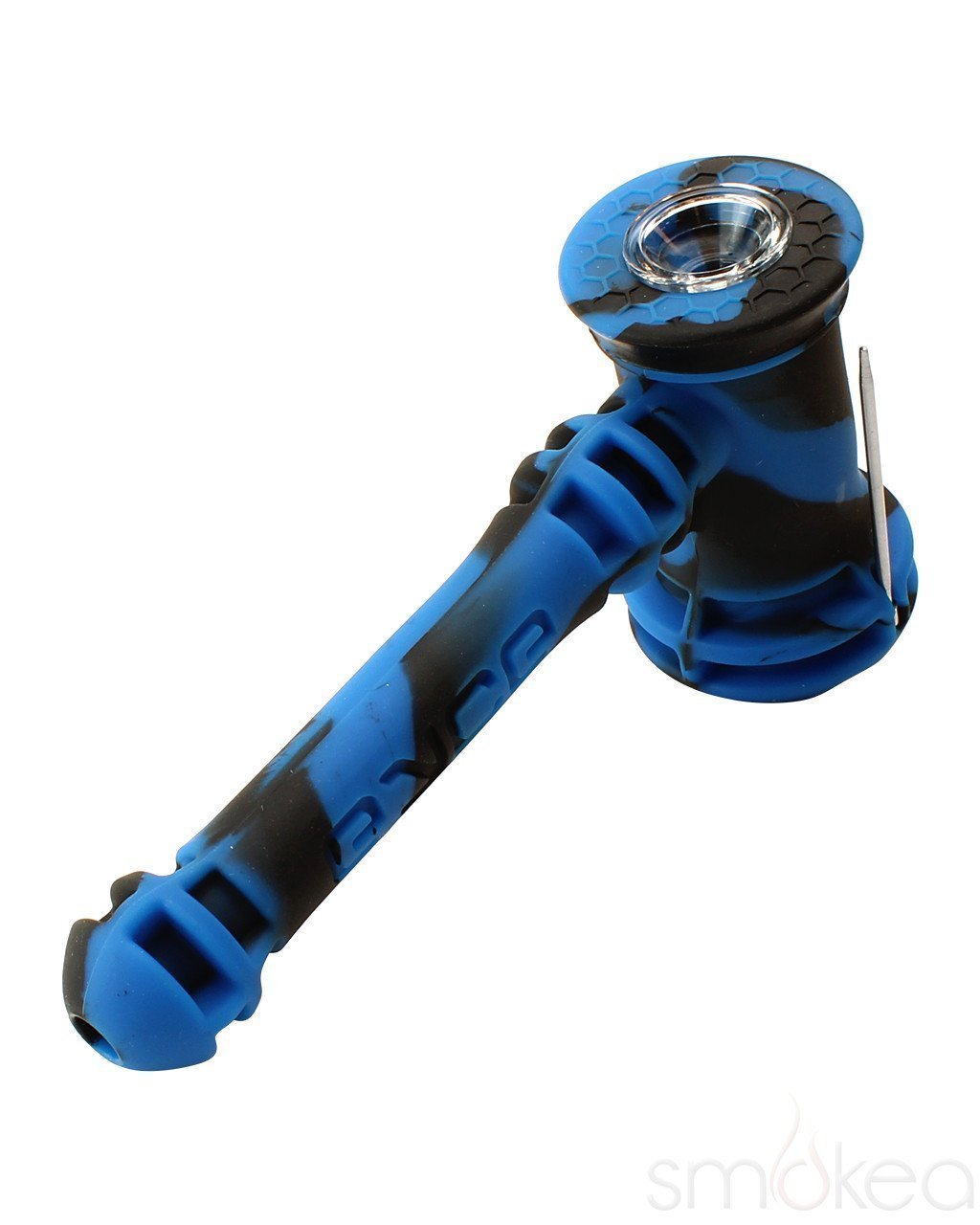 Eyce Hammer Silicone Bubbler Deep Blue water pipe