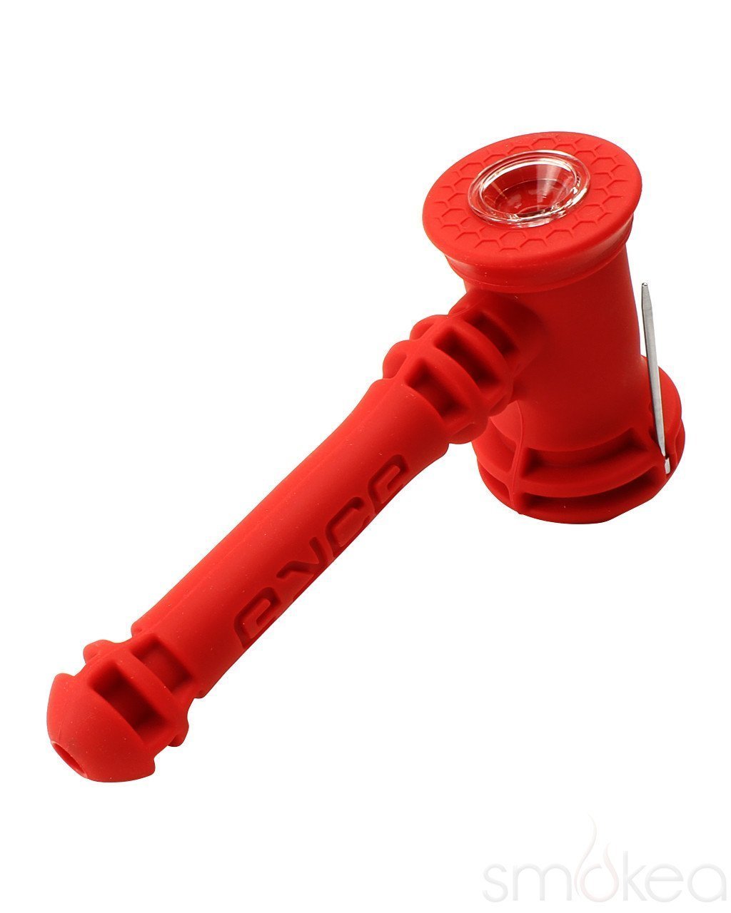 Eyce Hammer Silicone Bubbler Heli Red water pipe