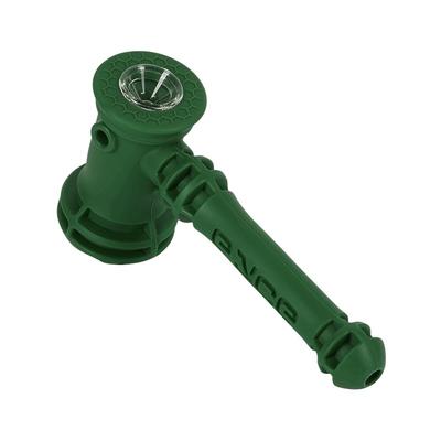 Eyce Hammer Silicone Bubbler Dark Green water pipe