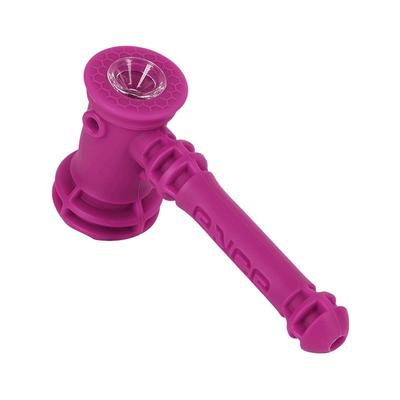 Eyce Hammer Silicone Bubbler Magenta water pipe