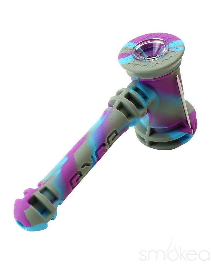 Eyce Hammer Silicone Bubbler in Mermaid Purple, water pipe