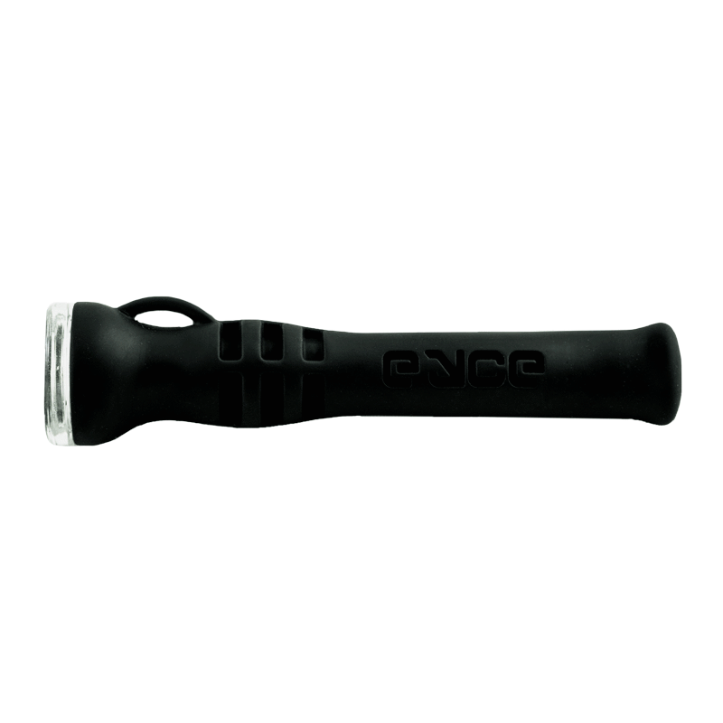 Eyce Shorty Silicone Chillum in Black, one-hitter