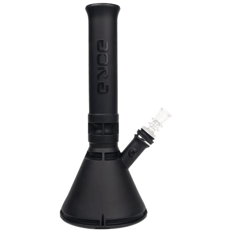 Eyce Silicone Beaker — silicone beaker bong, angled view