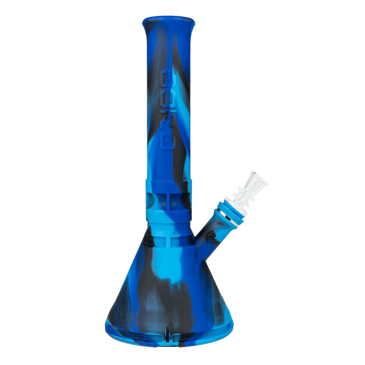 Eyce Silicone Beaker — Winter colorway silicone beaker bong
