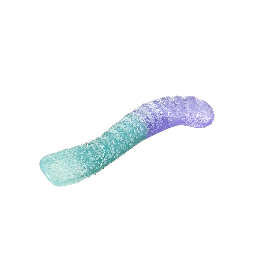 Emperial Glass Worm Scoop - Blue & Purple