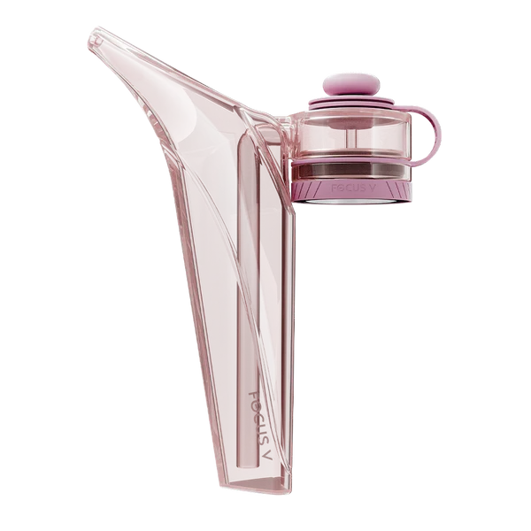 Focus V Aeris Bubbler in Pink glass, water filtration upgrade for Focus V Aeris