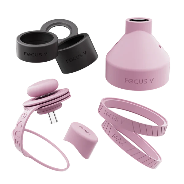 Focus V AERIS Swivel and Silicone Essentials Kit in Bubblegum Pink, silicone protection set