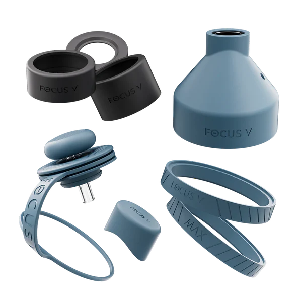 Focus V AERIS Swivel and Silicone Essentials Kit in Midnight, complete airflow and seal upgrade