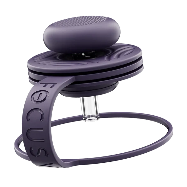 Focus V AERIS Swivel Cap in Grape, smooth rotating airflow control