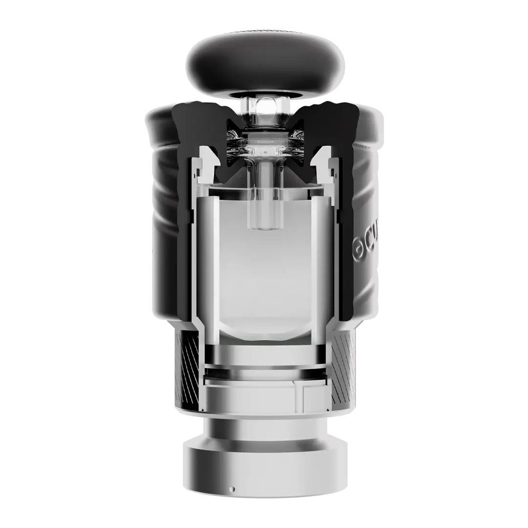 Focus V Intelli-Core 3 atomizer cutaway showing the heating chamber
