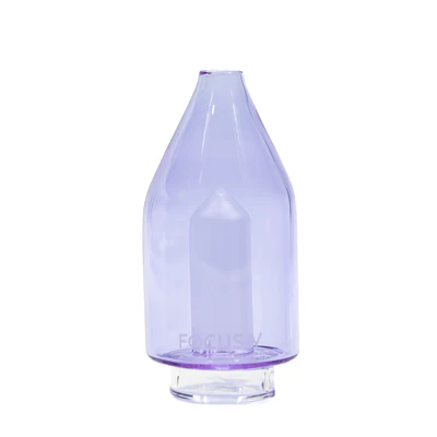 Focus V CARTA glass top replacement in purple, translucent borosilicate glass top for CARTA and CARTA 2 vaporizer