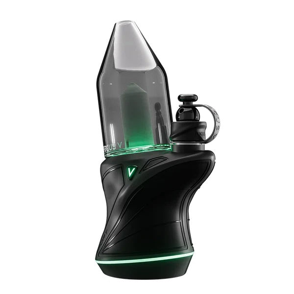 Focus V CARTA Sport portable Intelli-Core smart eRig in black, complete unit with glass top and silicone body