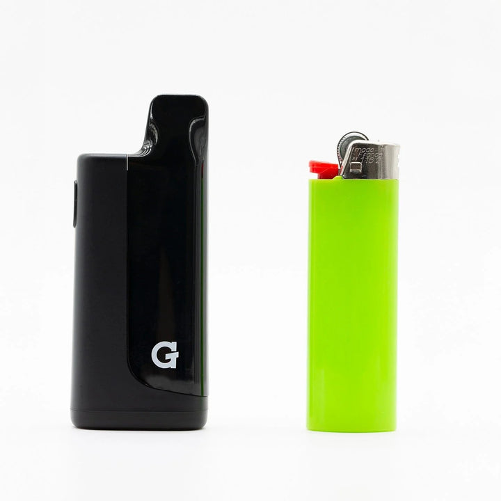 G Pen Hydout 510 Cartridge Battery – top-down view of matte black body and G logo