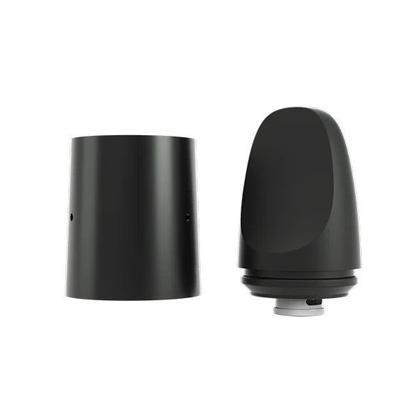 G Pen Micro+ Black – tank and silicone mouthpiece separated for cleaning and access.