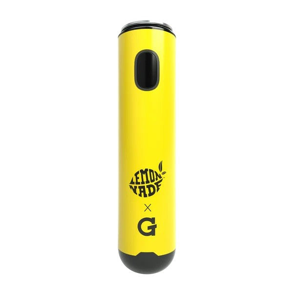 G Pen Micro+ Vaporizer Lemonnade edition – angled profile showing color and button placement.