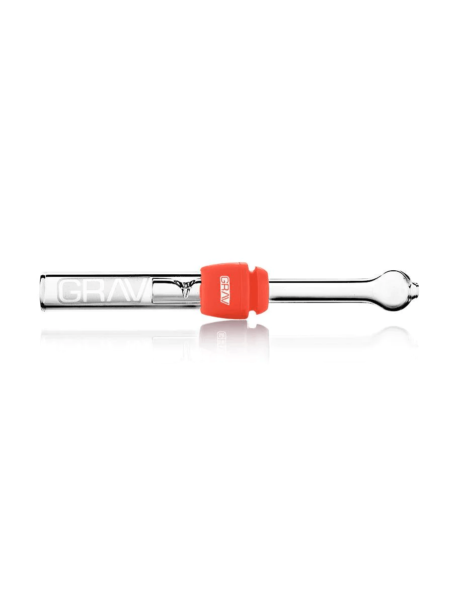 GRAV Glass Blunt with Silicone Grommet — slide-style glass blunt, hero shot