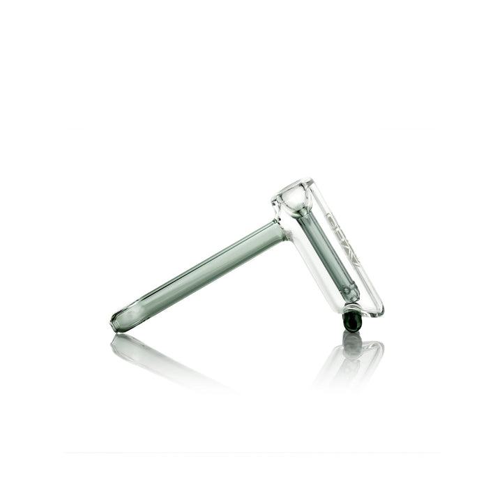 GRAV Mini Hammer Bubbler Smoke Grey — mini hammer-style glass bubbler in smoke grey