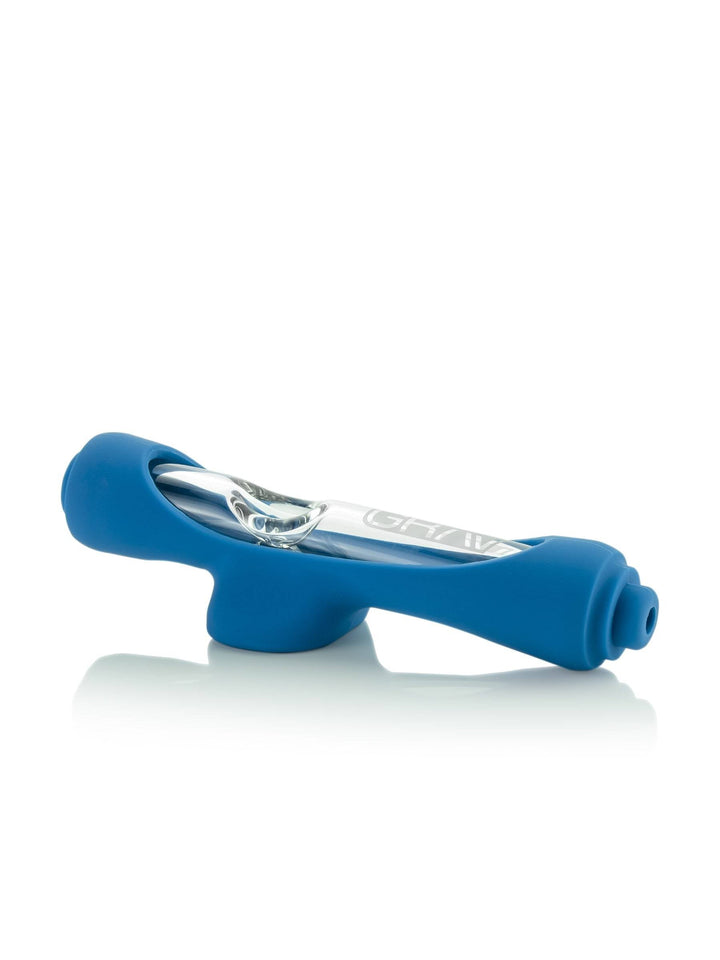 Grav Mini Steamroller with Silicone Skin - Blue