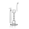 GRAV Upline Water Pipe – 12.5" Ladder Perc Bong with Octobowl