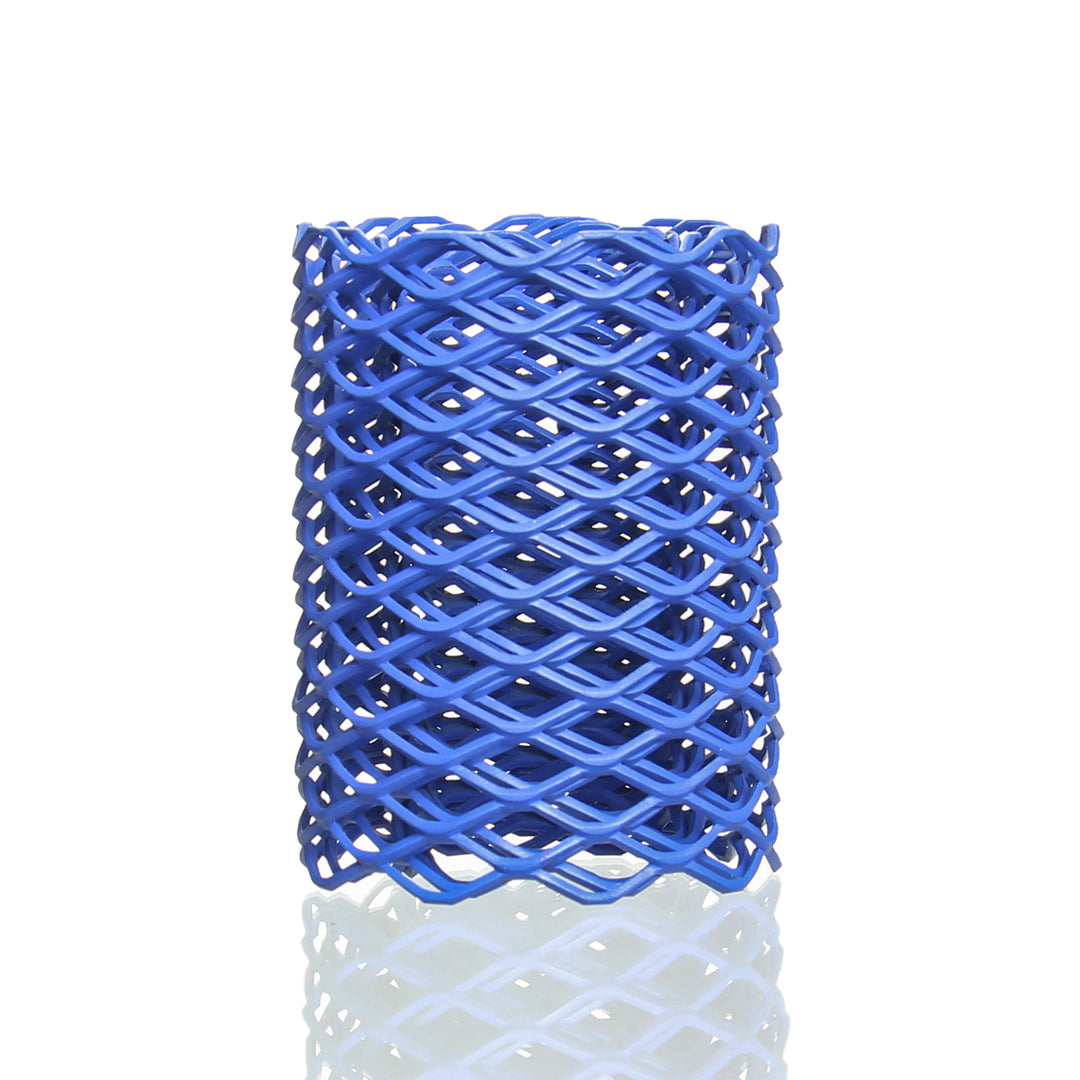 Heat Cage Nozzle Guard in Blue powder coat, torch tip guard