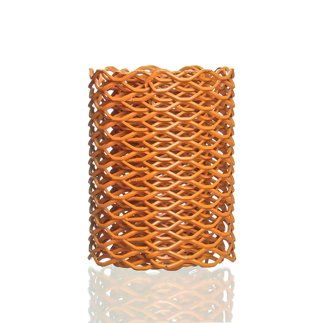 Heat Cage Nozzle Guard in Orange powder coat, torch nozzle protector