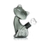 Hemper Alley Cats Bong – Smoke Grey Glass Cat Water Pipe