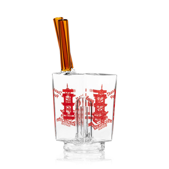 Hemper Chinese Takeout Peak Top at an angle showing the internal percolator